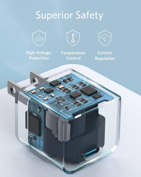 ANKER™ 20W Charger & 6' Cable (USB-C to USB-C)